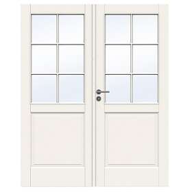 Swedoor Jeld-Wen Parinnerdörr Craft SP6+SP6 Glas 15,3x20