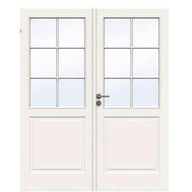 Swedoor Jeld-Wen Parinnerdörr Compact SP6+SP6 Glas 13,3x20