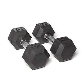 Olive Fitness Rubber Hex Dumbells 2x4kg