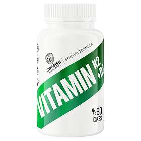 Swedish Supplements Vitamin K2+D3 60 Capsules