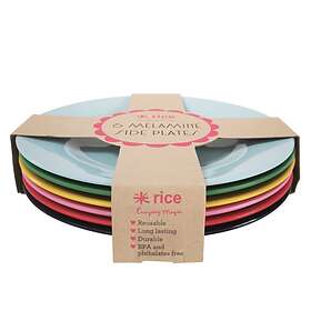 Rice Melamin Colors Tallerken Ø20cm 6-pack