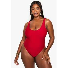 Boohoo Plus Gingham Scoop Swimsuit (Women's)