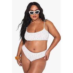 Boohoo Floral Frill Detail Triangle Bikini Top (Women's)