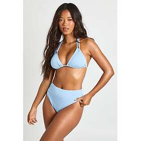 Boohoo Ribbed Triangle Bikini Top (Women's)