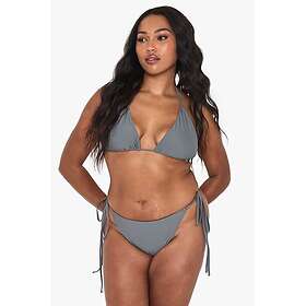 Boohoo Plus Glitter Triangle Bikini Top (Women's)