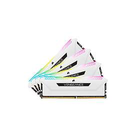 Corsair Vengeance White RGB Pro SL DDR4 3200MHz 4x16Go (CMH64GX4M4E3200C16W)