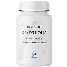 Holistic K2 + D3 Olja 60 Kapslar