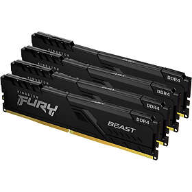 Kingston Fury Black DDR4 3200MHz 4x32GB (KF432C16BBK4/128)
