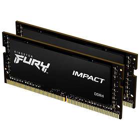 Kingston Fury Impact SO-DIMM DDR4 2666MHz 2x16GB (KF426S16IBK2/32) halvin  hinta | Katso päivän tarjous 
