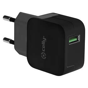 Celly Wall Charger TCUSBTURBOBK
