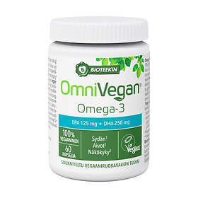 Bioteekin OmniVegan Omega-3 60 Kapselit