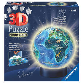 Ravensburger 3D Puzzle Night Edition Globe 72 Bitar