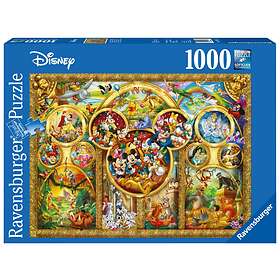 Ravensburger Pussel Disney Best Themes 1000 Bitar