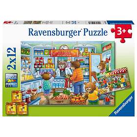 Ravensburger Kom igen, nu går vi och shoppar 2x12 Bitar