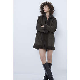 French Connection Alvira Faux Fur Reversible Coat (Dame)