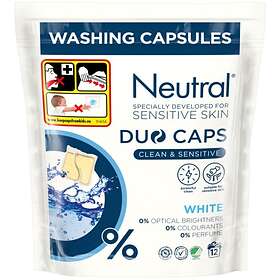 Neutral Duo Caps White Vaskekapsler 12-pack