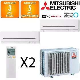 Mitsubishi Electric MXZ-2F42VF / MSZ-AP15VGK / MSZ-AP25VGK