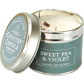 The Country Candle Company Pastels Collection Sweet Pea & Violet Scented Candle