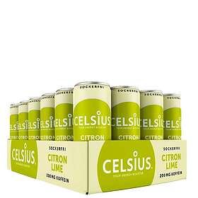 Celsius Citron Lime Burk 355ml 24-pack