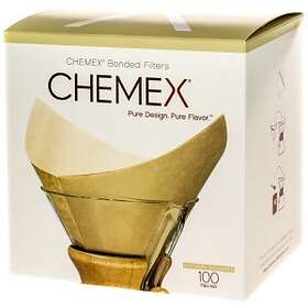 Chemex Bonded Squares Natural FSU-100 Kaffefilter 100st