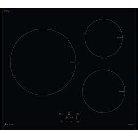 SAUTER Plaque de cuisson induction 3 foyers 4000W noir