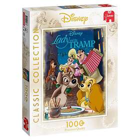 Jumbo Disney Classic Collection Lady & Lufsen Pussel 1000 Bitar