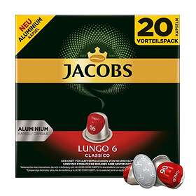 Jacobs Lungo 6 Classico XL 20 pièces (capsules)