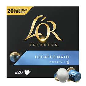 L'OR Nespresso Decaffeinato 6 Espresso XL 20 pièces (capsules)