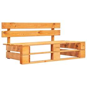 vidaXL Garden Pallet Bench Wood Honey Brown