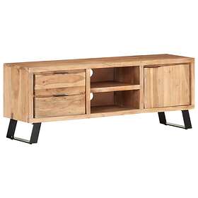 vidaXL TV Cabinet 120x30x42 cm Solid Acacia Wood with Live Edges