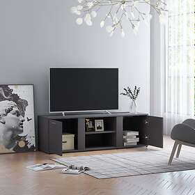vidaXL TV Cabinet Grey 120x34x37 cm Chipboard