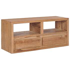 vidaXL TV Cabinet 90x30x40 cm Solid Teak Wood