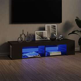 vidaXL TV Cabinet with LED Lights Grey 135x39x30 cm