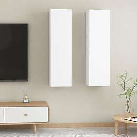vidaXL TV Cabinets 2 pcs White 30.5x30x110 cm Chipboard