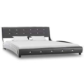 vidaXL Bed Frame Grey Faux Leather 150x200 cm