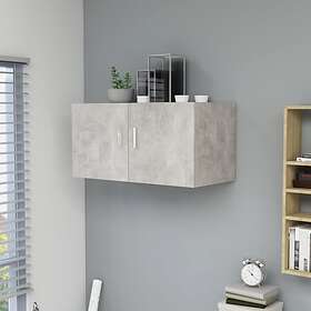 vidaXL Wall Mounted Cabinet Concrete Grey 80x39x40 cm Chipboard