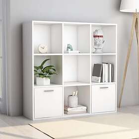 vidaXL Book Cabinet White 98x30x98 cm Chipboard