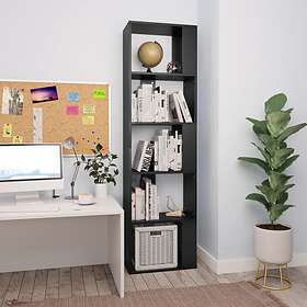 vidaXL Book Cabinet/Room Divider Black 45x24x159 cm Chipboard