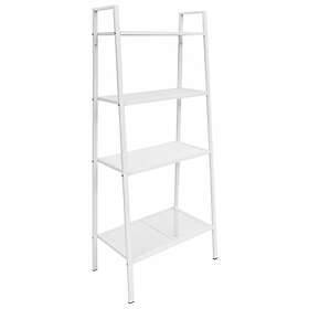 vidaXL Ladder Bookcase 4 Tiers Metal