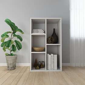 vidaXL Book Cabinet/Sideboard White 50x25x80 cm Chipboard