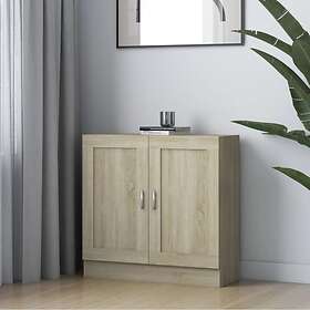 vidaXL Book Cabinet Sonoma Oak 82.5x30.5x80 cm Chipboard