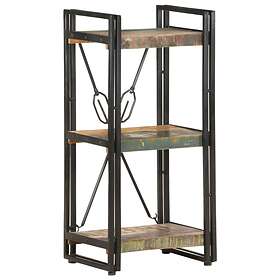 vidaXL 3-Tier Bookcase 40x30x80 cm Solid Reclaimed Wood