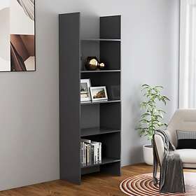 vidaXL Book Cabinet Grey 60x35x180 cm Chipboard