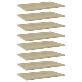 vidaXL Bookshelf Boards 8 pcs Sonoma Oak 60x40x1.5 cm Chipboard