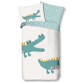 Good Morning Kids Duvet Cover Crocodile 135x200 cm Multicolour