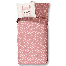 Good Morning Kids Duvet Cover Lama 135x200 cm Pink