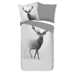 Pure Duvet Cover Grey Deer 135x200 cm
