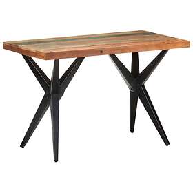 vidaXL Dining Table 120x60x76 cm Solid Reclaimed Wood