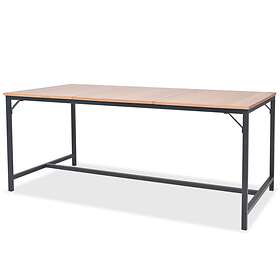 vidaXL Dining Table Ash 180x90x76 cm