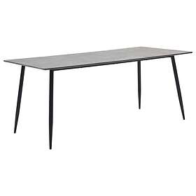 vidaXL Dining Table Grey 180x90x75 cm MDF